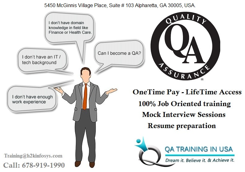 Quality Assurance Online Training in USA Quality Assurance Online Training in USA
