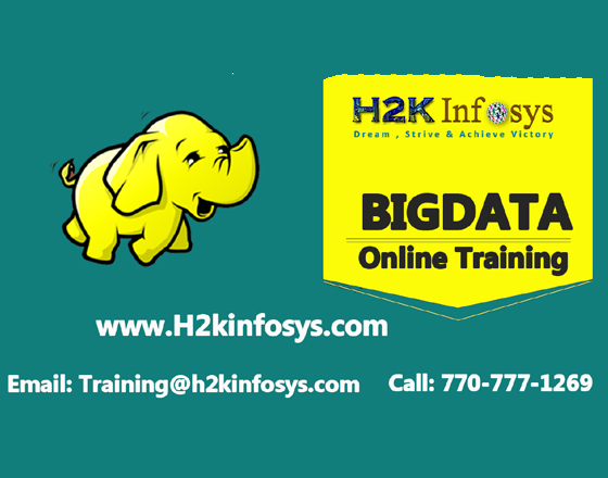 Big DATA Online Training by H2kinfosys Big DATA Online Training by H2kinfosys
