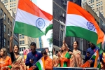 hina khan in india day parade in new york, hina khan in india day parade in new york, in pictures hina khan waves tricolor at india day parade in new york, Indian independence day