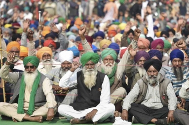 Farmers' protest live updates: Farmers' fast to abolish laws